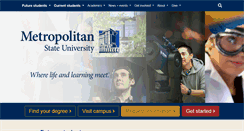 Desktop Screenshot of metrostate.edu