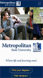 Mobile Screenshot of metrostate.edu